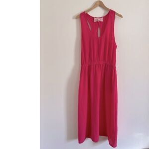Pink Martini Pink Sleeveless Maxi Dress Medium
